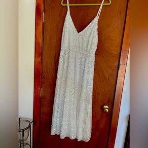 ASOS cami midi sequin dress size 12 never worn